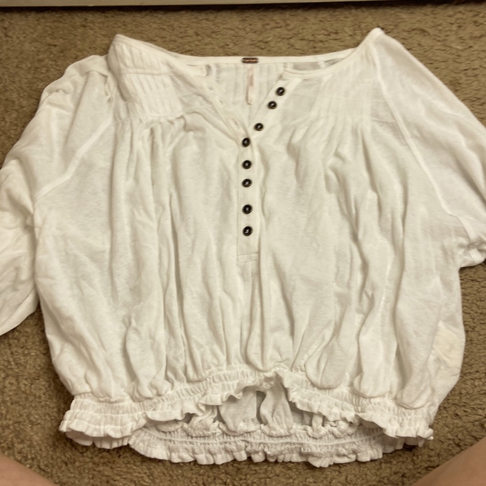 Free People Small white blouse